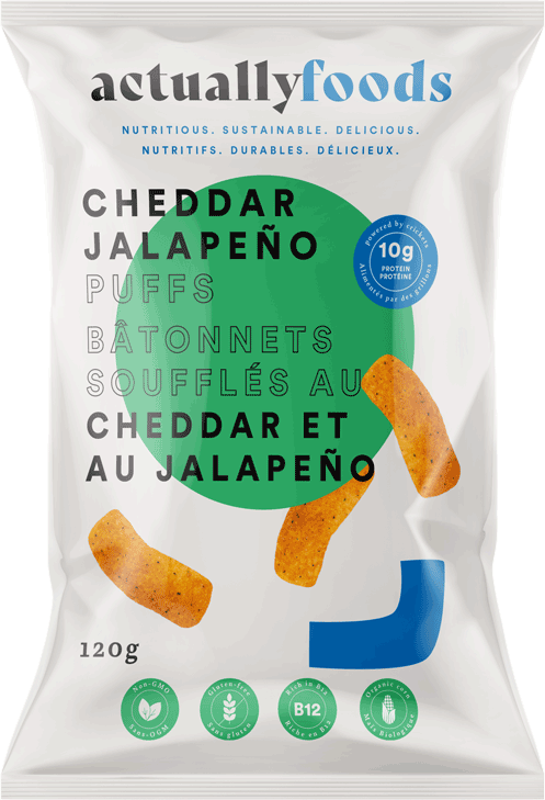 Actually Foods White Cheddar Puffs, 140g